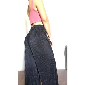 Vintage black flowy pants